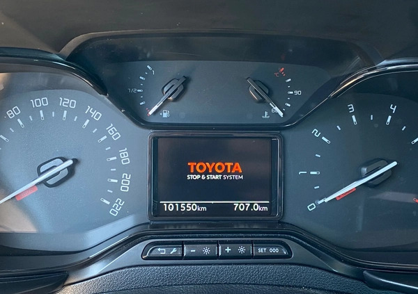 Toyota Proace City Verso cena 49900 przebieg: 100000, rok produkcji 2021 z Międzylesie małe 211